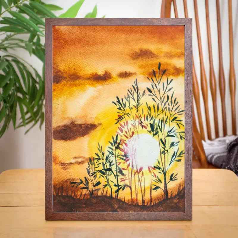 Spotkania z AKwarelą. Zachodzące słońce