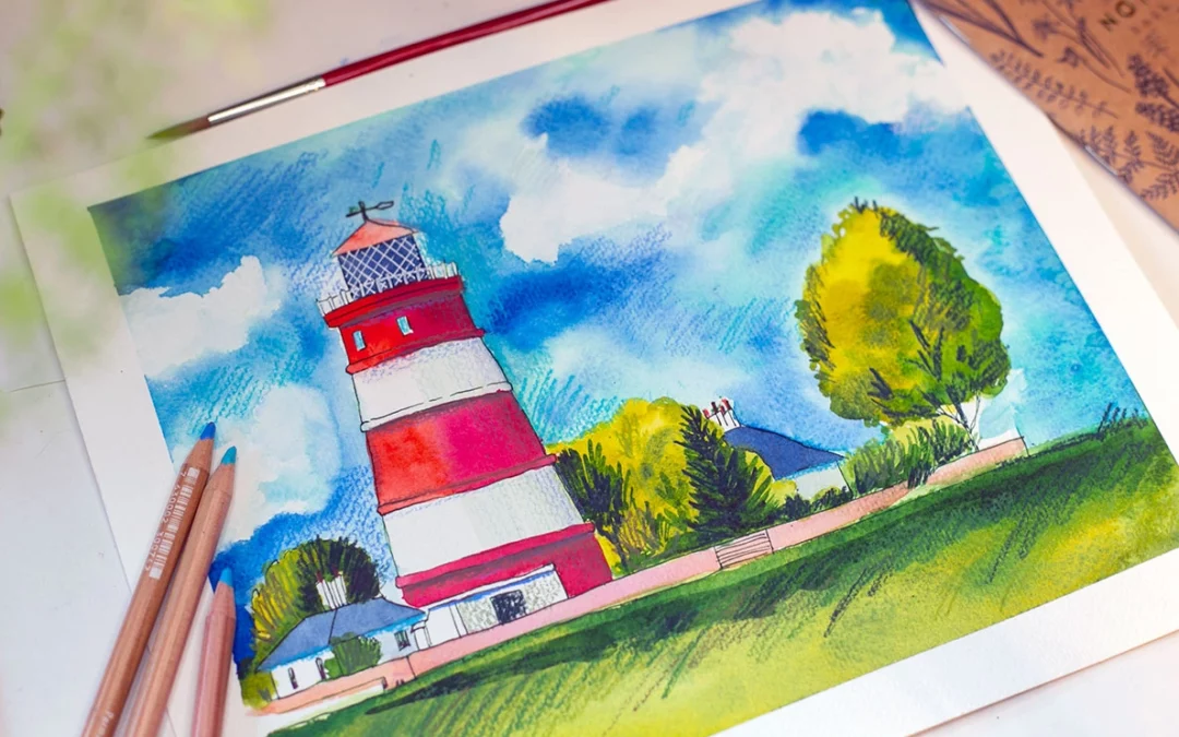 Kilka słów o tym jakich kredek używać do prac akwarelowych